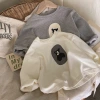 Children's Spring and Autumn Collection 2025 New Cartoon round-neck long-sleeved T-shirt, casual Korean-style pure cotton base layer for boys and girls Specification image